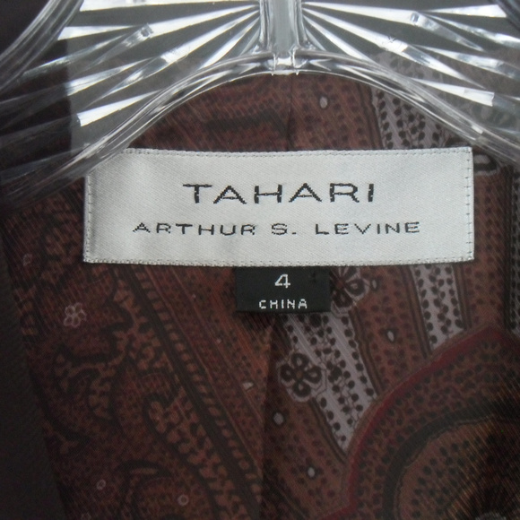 Tahari Arthur S Levine Plum Suit Jacket - Picture 7 of 8